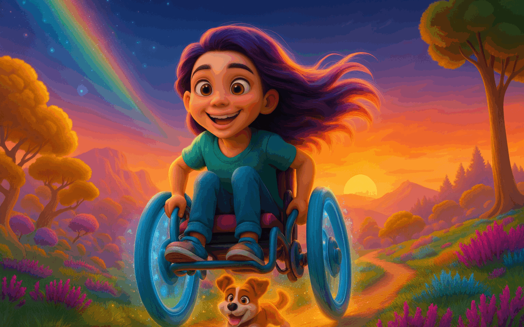 Pia und der magische Rollstuhl – Kinderbuch über Mut & Inklusion