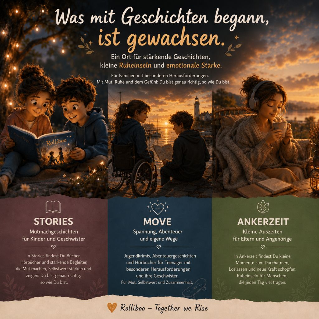 Rolliboo ist aus unserem eigenen Leben entstanden Rolliboo ist aus unserem eigenen Leben entstanden